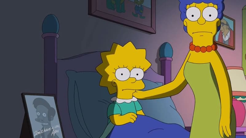 Marge Simpson et sa fille Lisa dans l'épisode 15 de la saison 29, intitulé "No Good Read Goes Unpunished"