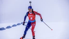 Anaïs Chevalier-Bouchet lors de la mass start d'Oslo, le 19 mars 2023.