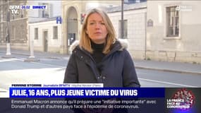 Julie, 16 ans, plus jeune victime du virus - 27/03