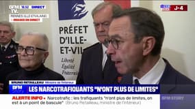 Lutte contre le trafic de drogue: "Le joint, le rail de coke, il a le goût des larmes, il a le goût du sang", plaide Bruno Retailleau