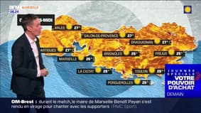 Météo Provence: de belles éclaircies toute la journée, malgré des risques de pluie dans l'arrière pays varois