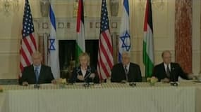 Israël et la Palestine ont repris le chemin des négociations sous l'impulsion des Etats-Unis