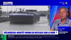 Rhin: la navigation impactée par la sécheresse