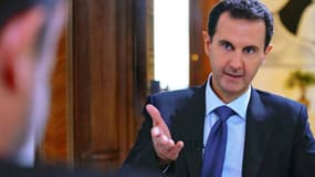 Le président syrien Bachar al-Assad lors d'une interview à Damas, le 28 novembre 2019