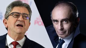 Jean-Luc Mélenchon et Éric Zemmour