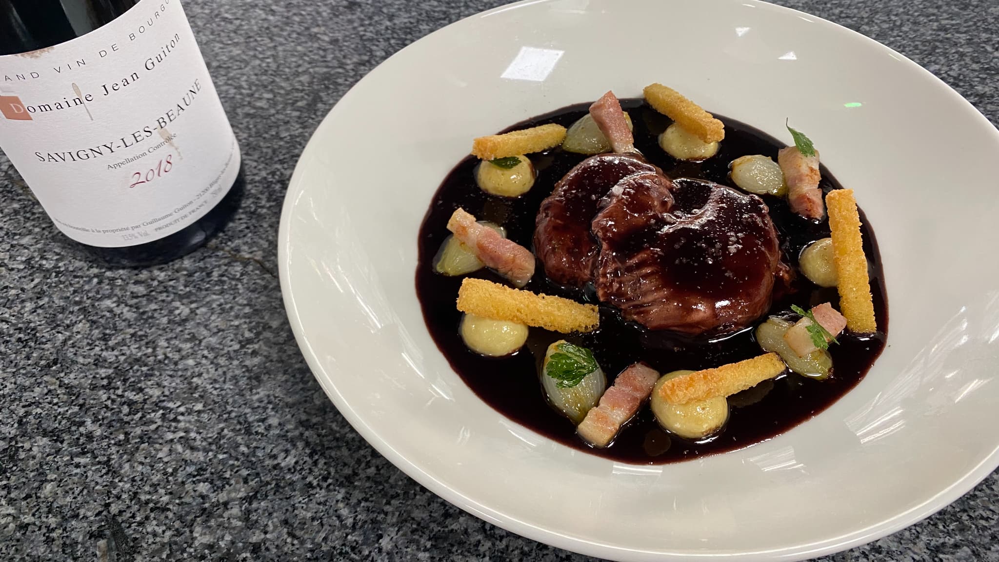 L'oeuf en meurette de Christophe Raoux.