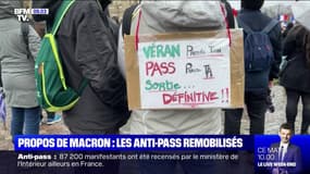 Propos polémiques de Macron sur les non-vaccinés: les anti-pass sanitaire remobilisés samedi