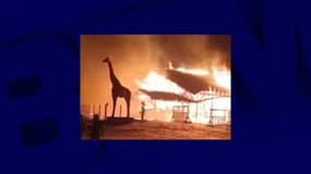 Le restaurant "La Girafe" de La Giettaz (Savoie) a été détruit par les flammes le 2 mars 2023