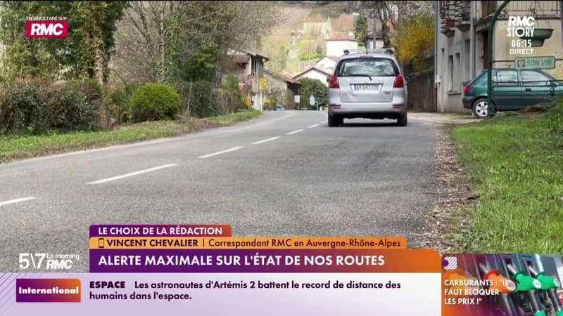 Alerte maximale sur l'état de nos routes
