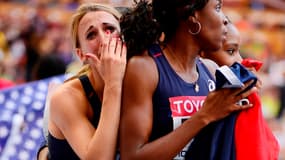 Le relais féminin français du 4x100m