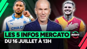 Zinédine Zidane, Aubameyang, Icardi… Les 5 infos mercato du 16 juillet à 13h