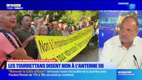  Frédéric Poma, maire de Tourrettes-sur-Loup, contre l'installation d'une antenne 5G