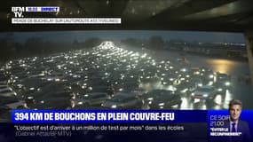 394 km de bouchons relevés en Île-de-France à 18h