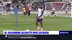 JO 2024: Alexandre Lacazette avec les Bleus