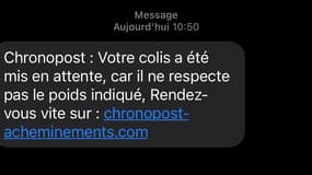 « En raison d’un poids incorrect, votre colis… » : attention à cette nouvelle arnaque Chronopost 