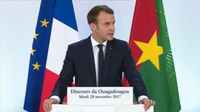 "Il n’y a plus de politique africaine de la France", déclare Macron au Burkina Faso 