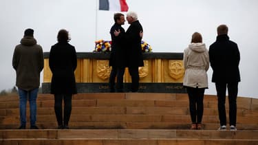 Le chef de l'État inaugure l'historial du Hartmannswillerkopf avec son homologue allemand