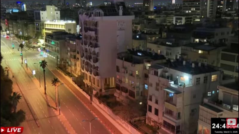 Des détonations retentissent dans le ciel de Tel-Aviv, en Israël
