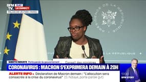 Sibeth Ndiaye sur le coronavirus: "Les mesures que nous pourrions prendre en stade 3 sont encore en cours de réflexion"