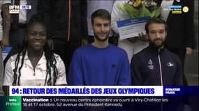 Val-de-Marne:  retour des médaillés des Jeux Olympiques