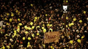 Manifestation de gilets jaunes à Paris le 31 décembre 2018