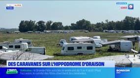 Oraison: des caravanes installées illégalement sur l'hippodrome