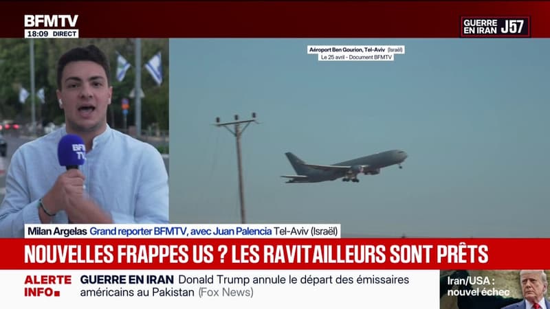 Des avions de ravitaillement américains ont été vus à l'aéroport Ben Gourion de Tel-Aviv, en Israël