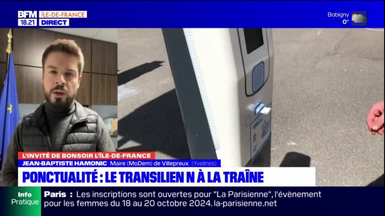 Ponctualité en ÎledeFrance la Transilien N à la traîne pendant