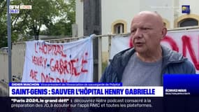 Une mobilisation pour sauver l'hôpital Henry Gabrielle à Saint-Genis-Laval
