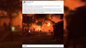 Un incendie a ravagé le centre commercial de Thorigny à Courcouronnes centre dans la nuit de jeudi 12 à vendredi 13 septembre