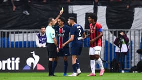 Achraf Hakimi lors de Nice-PSG, le 6 octobre 2024 en Ligue 1
