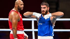 Mourad Aliev face à Frazer Clarke aux JO de Tokyo