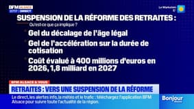 BFM Alsace et vous: quels impacts pour la suspension de la réforme des retraites?