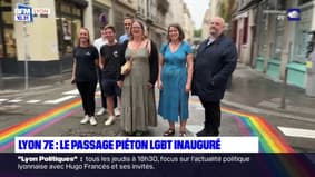 Lyon 7e: le passage piéton LGBT finalement inauguré