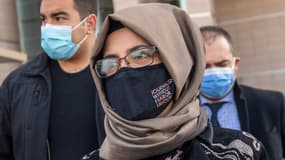 Hatice Cengiz, veuve de Jamal Khashoggi, à Istanbul le 4 mars 2021