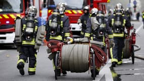 Des pompiers ont manifesté lundi à Amiens contre la condamnation d'un de leurs collègues (photo d'illustration).