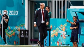 Vladimir Petkovic avec la Suisse à l'Euro