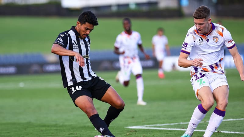Ulises Davila lors du match Macarthur FC-Perth Glory (2-2, A-League), le 28 janvier 2024