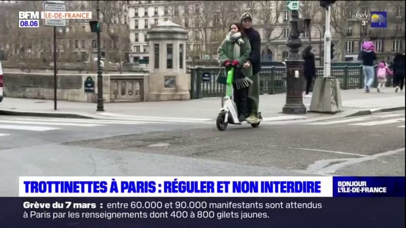 Trottinettes à Paris: le gouvernement souhaite réguler et non interdire