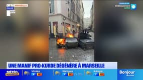 Une manif pro-kurde dégénère dans le centre de Marseille