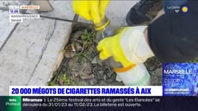 Aix-en-Provence: 20.000 mégots ramassés samedi dans les rues