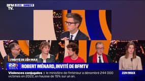 Robert Ménard, invité de 22H Max sur BFMTV - 16/11