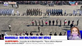 Marseille: le retour du défilé militaire du 14-Juillet
