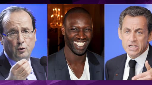 Omar Sy, au centre, est le préféré des enfants, très loin devant François Hollande et Nicolas Sarkozy.