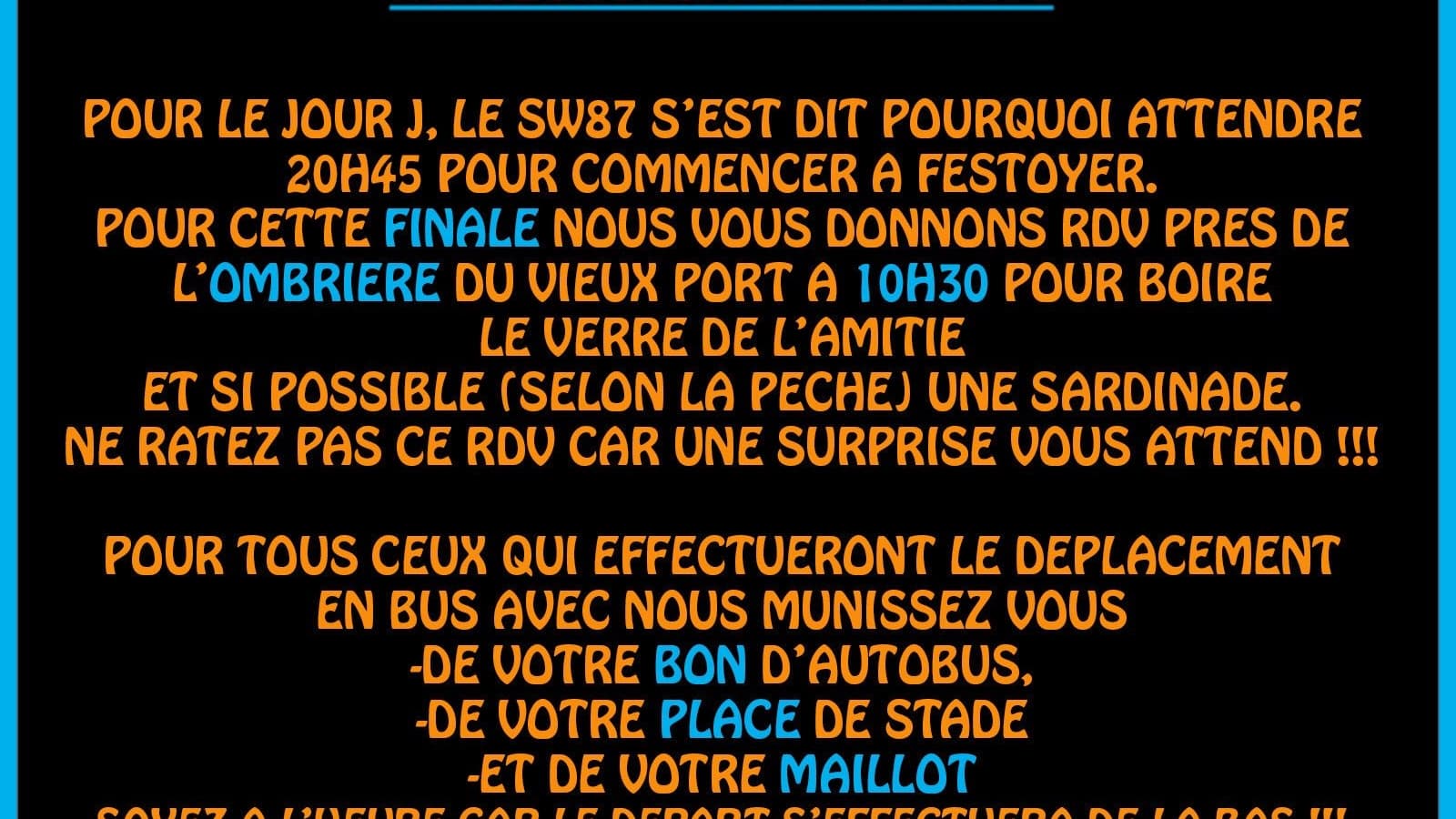 Le message des South Winners