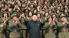 Photo non datée de Kim Jong-Un, diffusée le 24 avril dernier par la Corée du Nord.