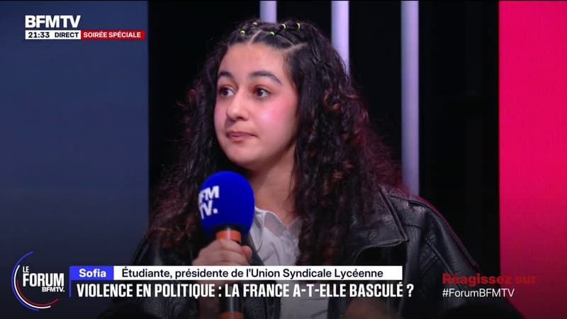 FORUM BFM - Mort de Quentin: "Quand il y a eu le meurtre d'Aboubakar Cissé, tué de 57 coups de couteaux, Yaël Braun-Pivet a refusé la minute de silence", déclare Sofia