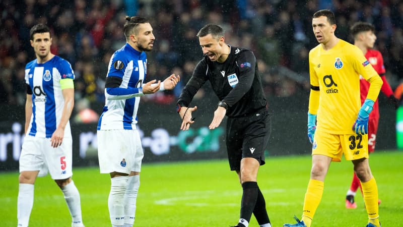 Slavko Vincic lors de Leverkusen-Porto