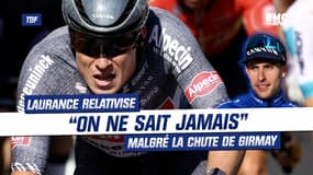 Tour de France (E16) : Philipsen maillot vert ? "On ne sait jamais", Laurance relativise malgré la chute de Girmay