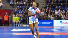 Estelle Nze Minko face à l'Allemagne, le 30 septembre 2022.
